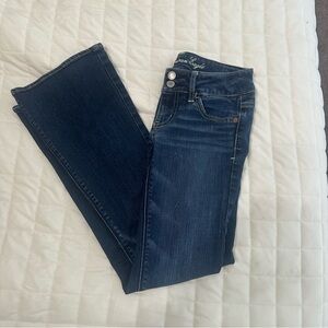 American Eagle Outfitters Women's Dark Blue Jeans